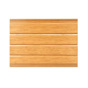 Bamboo Grain Flat Metal Panels With Three Grooves Insulated Wall Siding