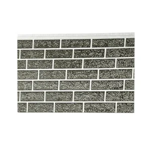  Standard brick pattern metal wall panels, realistic texture & heat insulation