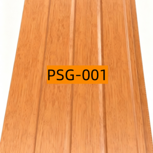 Bamboo Grain Flat Metal Panels With Three Grooves Insulated Wall Siding